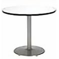 thumbnail image 3 of KFI Table Ronde de 30 Pouces avec Base Ronde Argentée Qualité Commerciale Fabriquée aux É.-U., 3 of 3