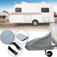 thumbnail image 3 of Cubierta de enganche para caravana, cubierta de enganche de remolque, impermeable, a prueba de polvo, cubierta de bloqueo de acoplamiento de bola de remolque para caravanas, casas rodantes (, 3 of 5