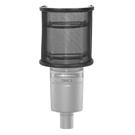 Rockville Pop Filter Curved Microphone Windscreen for Audio Technica AT2020USBi