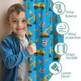 thumbnail image 3 of Blackout Kids Curtains,Excavator and No Entry Sign Blue Children's Insulated Curtains Set Of 2,Bedroom Essentials,Toddler Room Decor 52"x84", 3 of 5