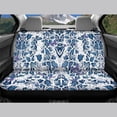 thumbnail image 3 of FUIALDOLG Snake Print Butterfly Car Back Seat Covers, Set of 2 Pieces Stretch Durable Seat Covers for Pet Owners and Automotive Interior, 3 of 4
