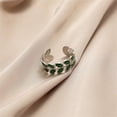 thumbnail image 2 of Fiudx Joyería de Hoja de Oreja de Trigo, Accesorio de Compromiso Minimalista, Diseño Ajustable, Regalo Único para Ella, Aniversario de Bodas o San Valentín, Un Gesto Considerado para Mujeres., 2 of 6