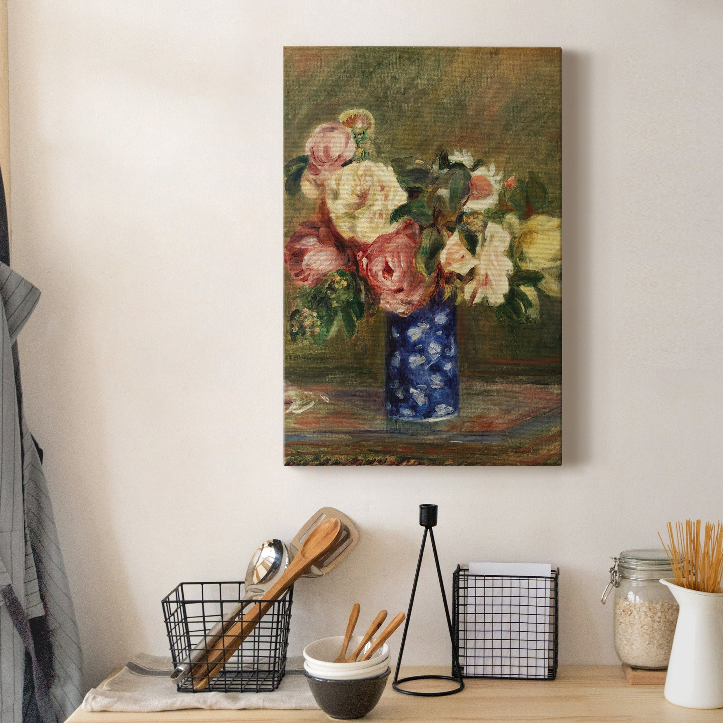 Bouquet of Roses (Le Bouquet de roses) Premium Gallery Wrapped Canvas - Ready to Hang - 40 x 60