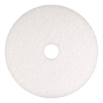 Americo AM7401214 14 in. Polishing Floor Pads, White - Pack of 5