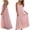 Pink#20, variant on Yteetum Summer Dresses for Women Sleeveless Boho Print Tie Shoulder Spaghetti Strap Backless Cami Dresses Sundress Casual Solid Loose Comfy Travel Vacation Beach Dress