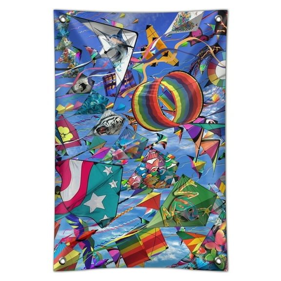 Kites Flying Riding The Wind Home Business Office Sign