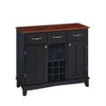 thumbnail image 1 of Homestyles Buffet de Buffets en Bois Noir, 1 of 13