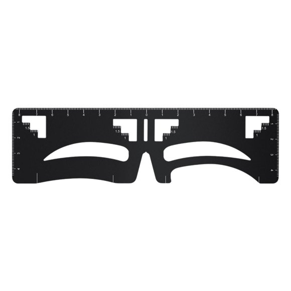 cejas, herramienta cosmética, pntil para cejas, modedor de A Zulema Regla de cejas