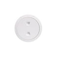 thumbnail image 2 of 7" White Round Beckson Non-Skid Screw Out Boat Deck Plate, 2 of 3