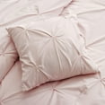 thumbnail image 5 of WPM 7 Piece Luxurious Pinch Pleat Decorative Pintuck Comforter Set - ALL SEASON Rose Bedding (King), 5 of 7