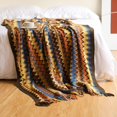 thumbnail image 6 of Reduced Price!Textured Knitted Soft Throw Blanket With Tassels Warm Fluffy Cozy Plush For Fall Spring Couch Bed Sofa Living Room Framhouse Boho Decor, 6 of 6