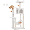 thumbnail image 1 of Torre Cat Tree Feandrea de 143 cm con 4 rascadores, color crema, 1 of 7