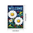thumbnail image 3 of Amhnf Welcome Daisy And Ladybug Garden Flag For Home Outdoor Garden Yard Decor 12x18 inch, 3 of 4