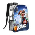 thumbnail image 1 of LoraxMochila transparente temática, resistente y duradera, bolsa see-through para trabajo, deporte, universidad y viaje, 31 × 43 cm, 1 of 6
