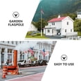thumbnail image 3 of SHISUYAN 1 Set 1.8 Meter Flag Pole with Flag Pole Holder Kit Wall Mount Flagpole, 3 of 8