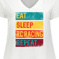 thumbnail image 4 of Inktastic RC Racing Radio Control Women's Plus Size V-Neck T-Shirt, 4 of 5