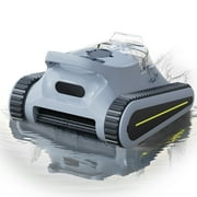 Seauto Crab Robotic Pool Cleaner Cordless Atomatic Pool Vacuum for in-Ground & Above Ground Pool