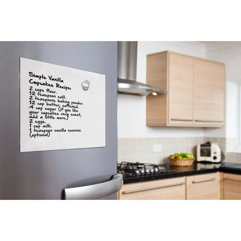 Dry Erase Magnetic Roll, Glossy White Write on/Wipe Off Magnet, 24 inches  by Flexible Magnets