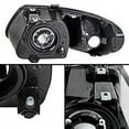 thumbnail image 2 of Instyleparts Dodge Caravan Chrysler Voyager Town and Country Clear Lens Headlights with Black Housing, 2 of 2