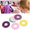 thumbnail image 2 of OULII 3 Pcs Size Dividers Round Closet Dividers Yellow for Retail Store Use, 2 of 8