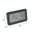 thumbnail image 3 of Reloj despertador digital con pantalla LCD, termómetro, higrómetro, monitor digital de temperatura y humedad, alarma con función de repetición y reloj inteligente, calendario y reloj electrónico., 3 of 6