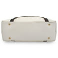 thumbnail image 5 of BADGLEY MISCHKA Anna XL Vegan Leather Tote Weekender Travel Bag, White, 5 of 5