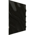 thumbnail image 2 of Ekena Millwork 19 5/8"W x 19 5/8"H Modern Wave EnduraWall Decorative 3D Wall Panel, Universal Metallic Carbon Mist (Covers 2.67 Sq. Ft.), 2 of 6