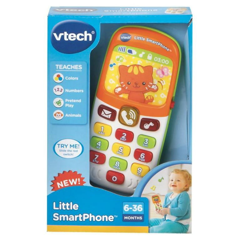 VTech Little SmartPhone Baby Toy, 6-36 Months, Teaches Numbers, Colors,  Walmart Exclusive