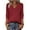 Deep Red, variant on Zeagoo Long Sleeve Tops Women Printed Dressy Casual V Neck T-shirts Basics Blouse Fall and Spring Wear Trendy Clothes