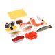 thumbnail image 1 of Juguete de Comida de Plástico Reutilizable Veces de Cocina de Sushi de Microcorte de Juguete, 1 of 9