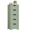 thumbnail image 6 of Homfa Modern Bathroom Cabinet, Free Standing Storage Cabinet with 5 Drawers Organizer Unit for Living Room Bedroom, Green, 6 of 7