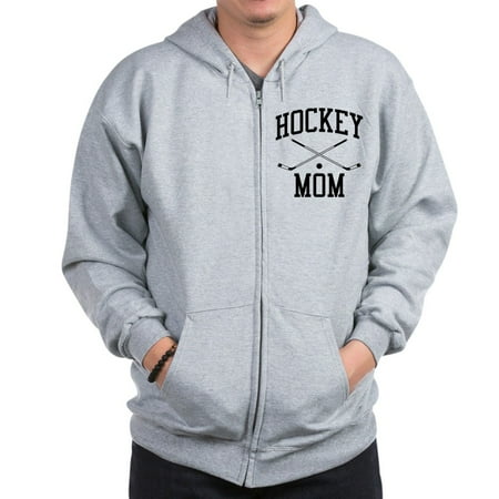 CafePress - Hockey Mom - Zip Hoodie, Classic Hooded Sweatshirt with Metal Zipper