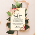 thumbnail image 4 of Koyal Wholesale Vintage Floral Wedding Thank You Place Setting Cards for Table Reception, Dinner Plates, Family, 56-Pack, 4 of 5