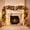H, variant on Qwtwty 9 ft Christmas Decorations Artificial Garland, Pre‑Lit Fake Vines Real Touch Norfolk Pine Garland for Stairs, Fireplace, Door Decorations