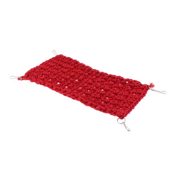 Cuerda De Hámster Muro De Escalada Red De Carga Hamaca Juguete Animales Peque?os Rojo Sunnimix Hamaca para mascotas pequeñas
