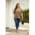thumbnail image 4 of Women Oversized T-Shirt Summer Casual Short Sleeve Loose Tee Tops, 4 of 5