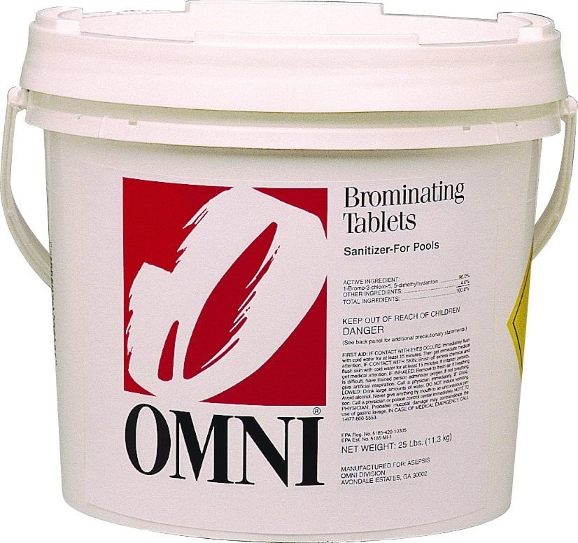 Omni Swimming Pool and Spa Bromine Tablets 25 lb