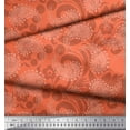 thumbnail image 2 of Soimoi Moss Georgette Fabric Paisley & Floral Artistic Print Fabric by Yard 42 Inch Wide, 2 of 2