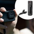 thumbnail image 1 of Mini cámara corporal,Mini cámara corporal grabadora de video cámara portátil,Grabación de audio y video nítidos de 1080P,Lente gran angular giratoria de 180 degree y ligera,Cámara de bolsillo, 1 of 8