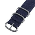 thumbnail image 3 of MasteelfCA 20mm Watch Strap Webbing Durable 2-Joint Nylon Watch Band Wristband for Watch Replacement (Navy Blue), 3 of 7