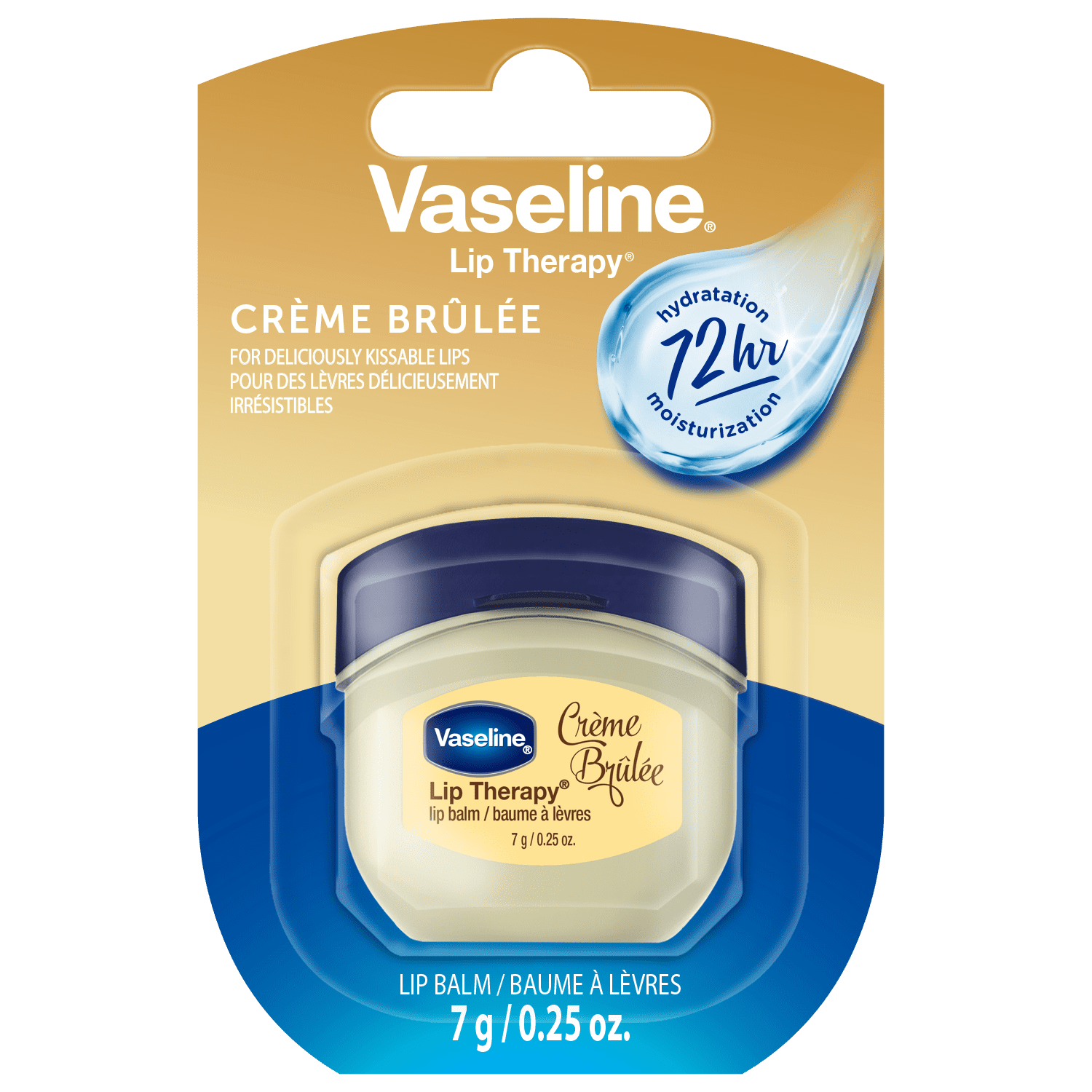 Vaseline Lip Therapy Cutie Jar 7g Crème Brûlée