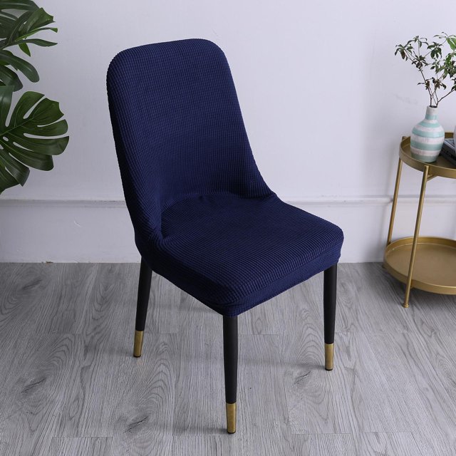 Dining Chair Cover Dining Room Seat Chair Washable Dark Blue