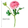 thumbnail image 3 of 2-head Artificial Camellia Bouquet Simulation Flower Table Centerpiece Fake Floral Decor  Pink, 3 of 8