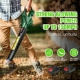 thumbnail image 3 of JahyShow Cordless Leaf Blower Battery Operated: 20V Electric Mini Handheld Leaf Blower - Lightweight Small Powerful Blower Battery Powered, 3 of 10