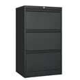 thumbnail image 5 of Huloretions 3 Drawer File Cabinets with Lock,Metal Filing Storage Vertical Cabinets,Home Office Furniture for Organization Hanging Letter/Legal/F4/A4, 5 of 7
