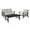 Oiled Bronze, variant on Crosley Furniture Kaplan 7 Piece Outdoor Dining Set in Oil Rubbed Bronze/Oatmeal
