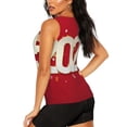 thumbnail image 3 of Balery Happy New 2025 Year Camiseta sin mangas estampada ligera para mujer, tops de entrenamiento sin mangas, camisetas de yoga transpirables de secado rápido.-Medium, 3 of 7