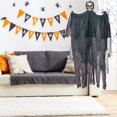 thumbnail image 4 of Michellecmm  Halloween Hanging Skeleton Movable Joints Skull Statue Props Decor, 4 of 7
