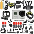 thumbnail image 1 of GoPro HERO3 Silver Edition Action Sport Wi-Fi Camera Camcorder With 35-In-1 Action Camera Accessory Kit, 1 of 3