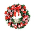 thumbnail image 4 of Corona de Navidad artificial Macarena con adornos de bola decoración colgante para césped Estilo H, 4 of 8